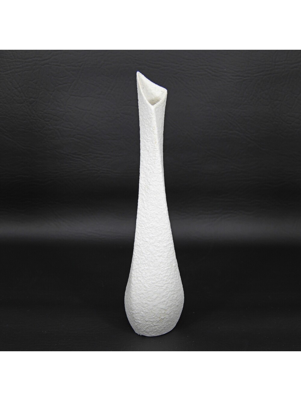 Sgrafo Modern Korallenform White Coral Texture Vase #1005 Peter Muller MCM 8.75"